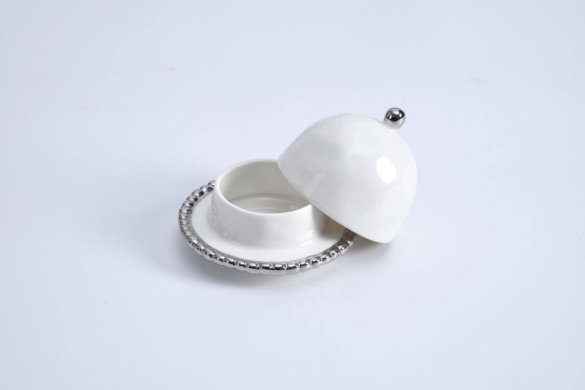 Salerno Round Butter Dish