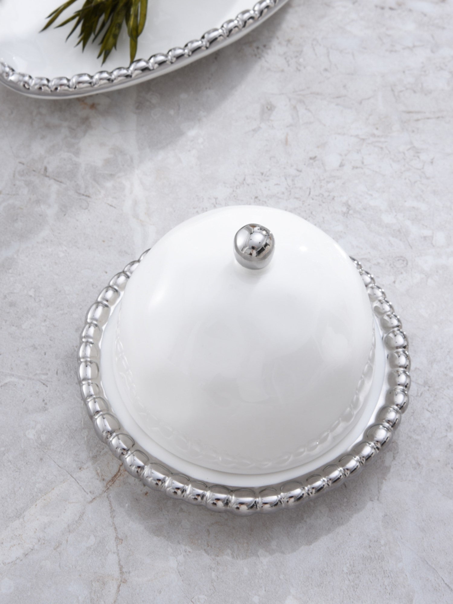 Salerno Round Butter Dish