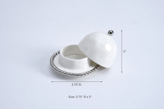Salerno Round Butter Dish