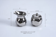Verona Small Creamer & Sugar Set