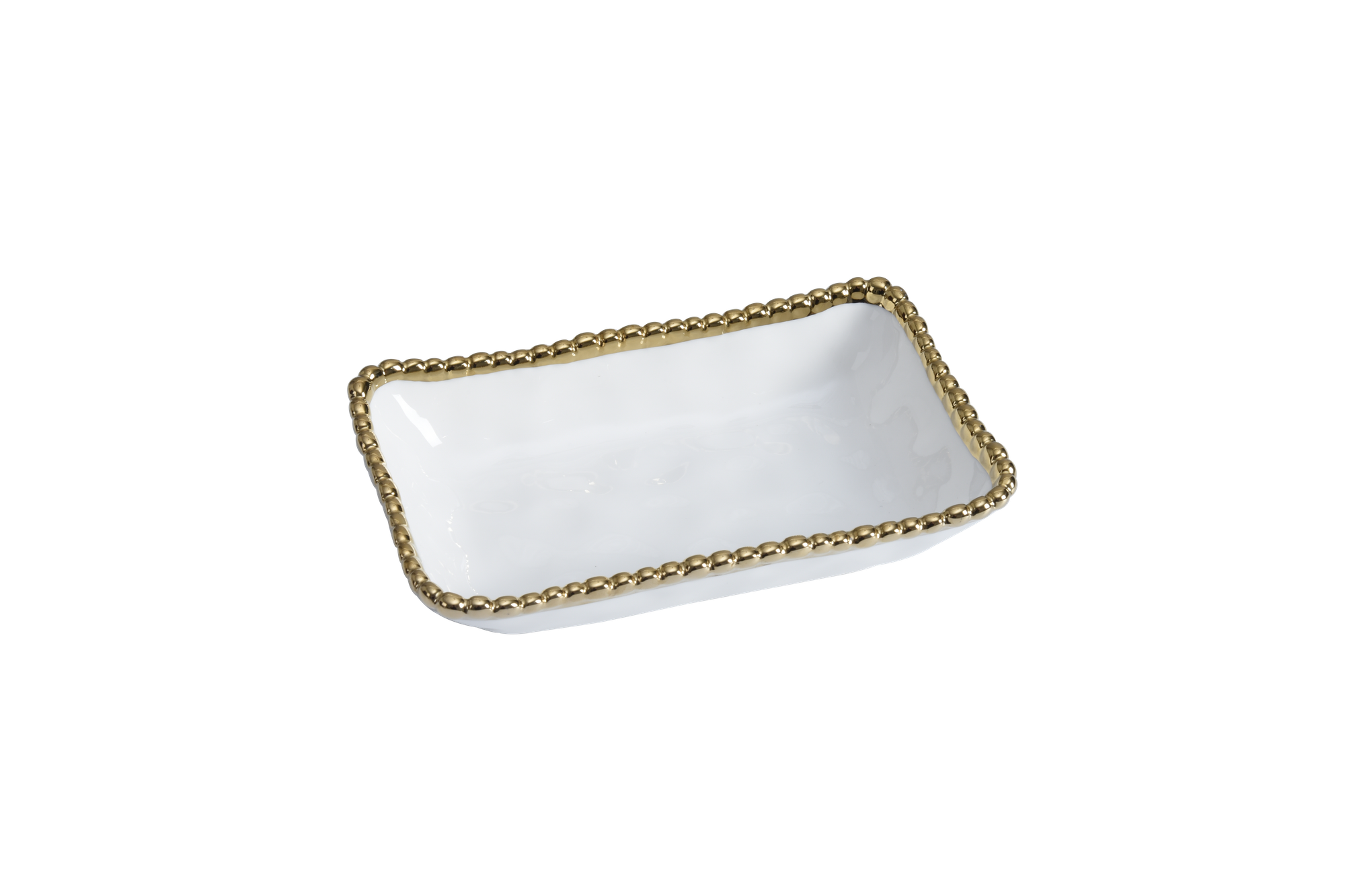 Golden Salerno Rectangular Dish