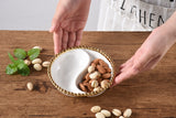 Golden Salerno Mini 2 Section Platter