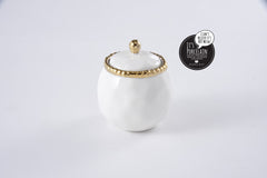 Golden Salerno Covered Sugar Bowl