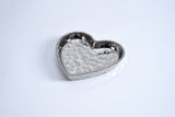 Love Is In The Air Medium Heart Dish, Silver