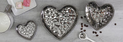 Love Is In The Air Medium Heart Dish, Silver