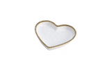 Love Is In The Air Medium Heart Dish, White Gold