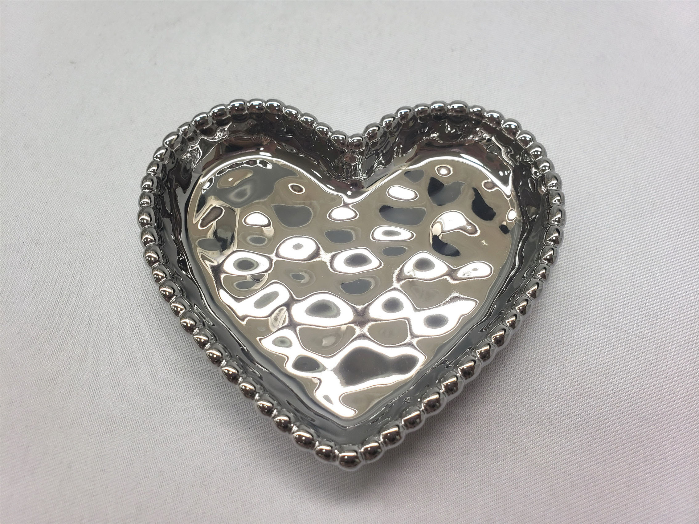 Love Is In The Air Mini Heart Dish, Silver