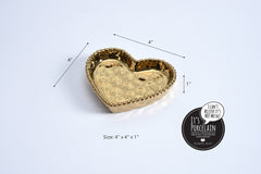 Love Is In The Air Mini Heart Dish, Gold