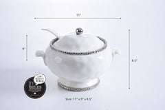 Salerno Soup Tureen & Ladle