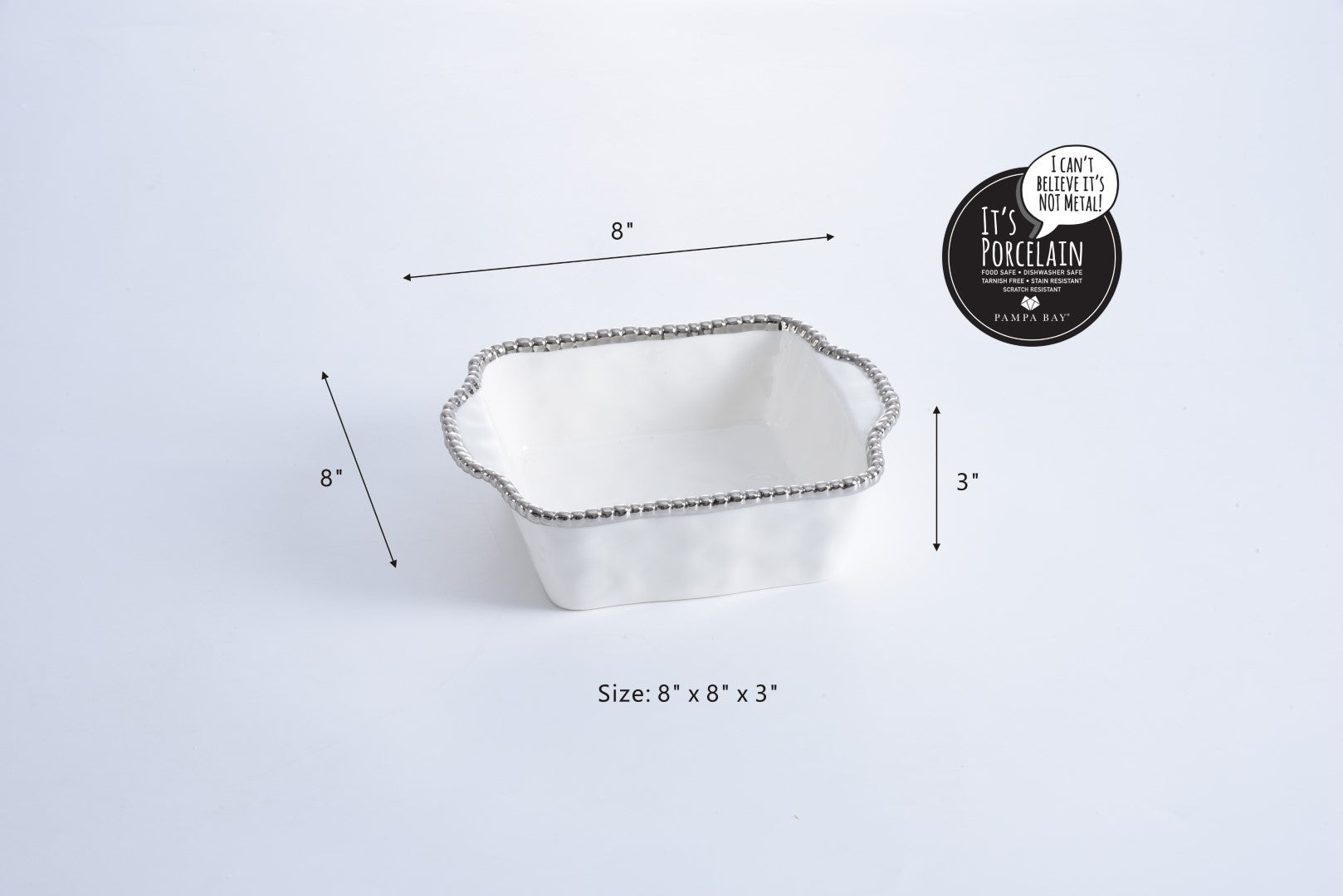 Salerno Square Baking Dish