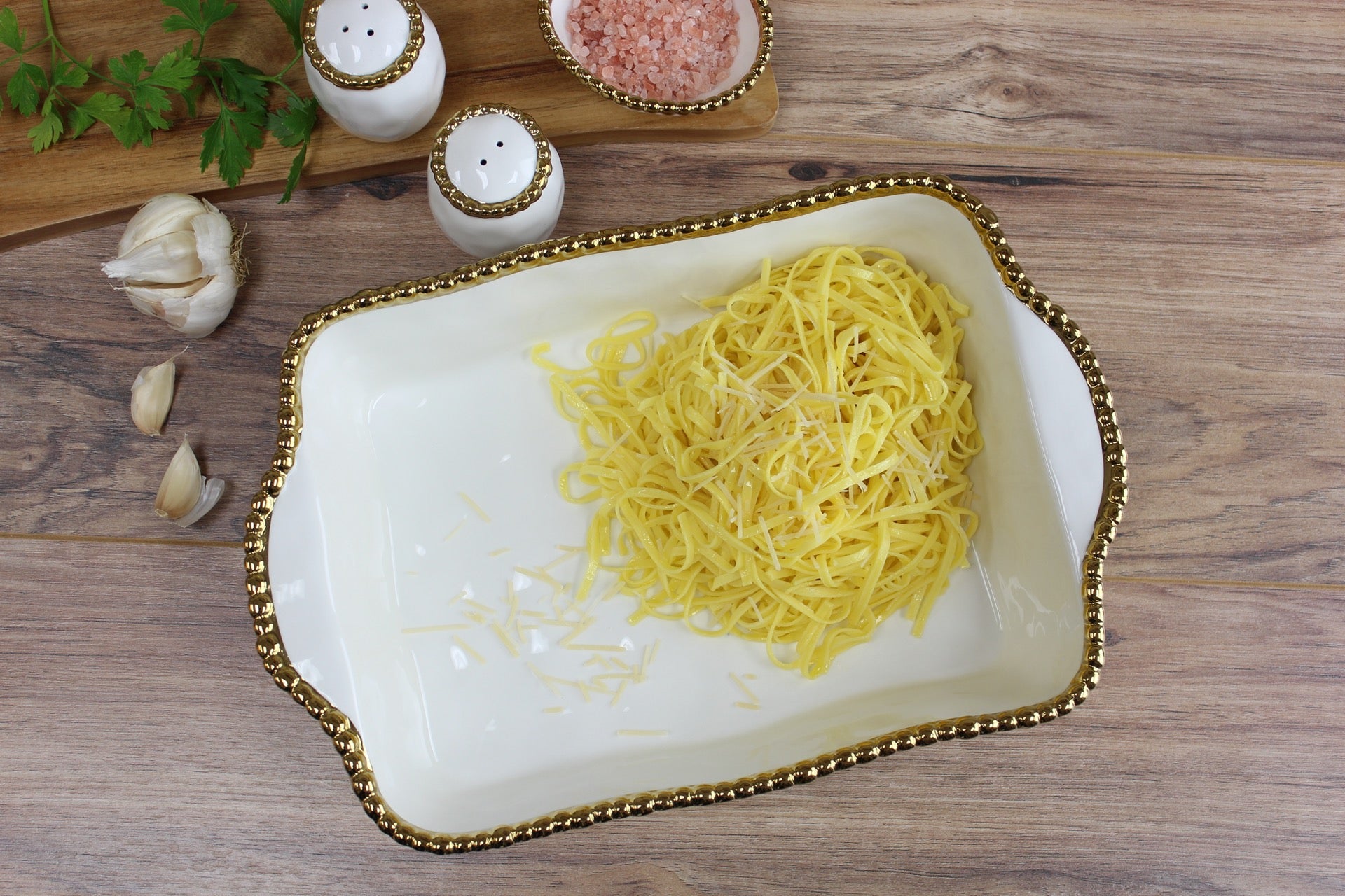 Golden Salerno Rectangular Baking Dish