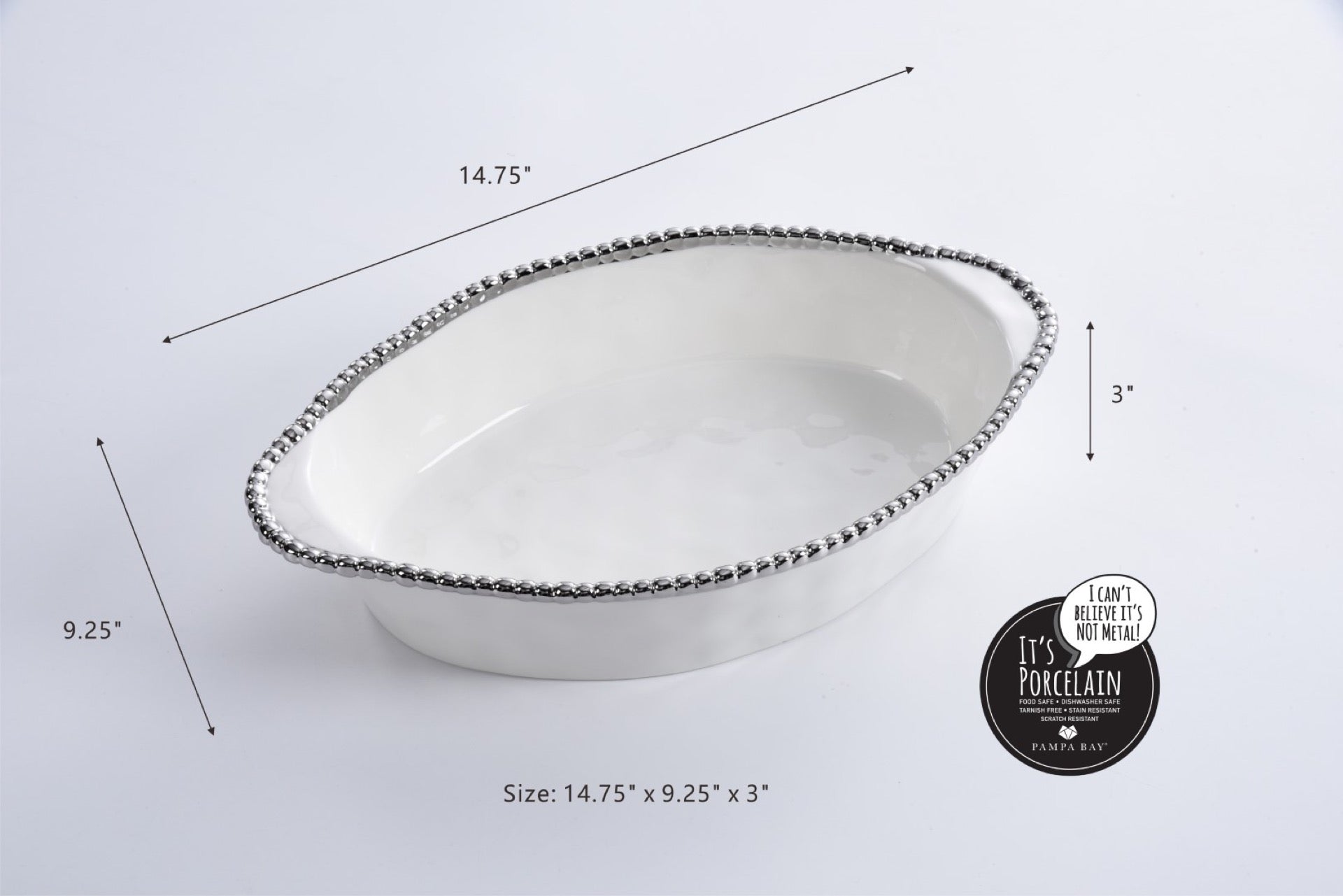 Salerno Oval Baking Dish