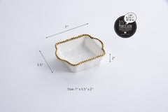 Golden Salerno Square Individual Baking Dish
