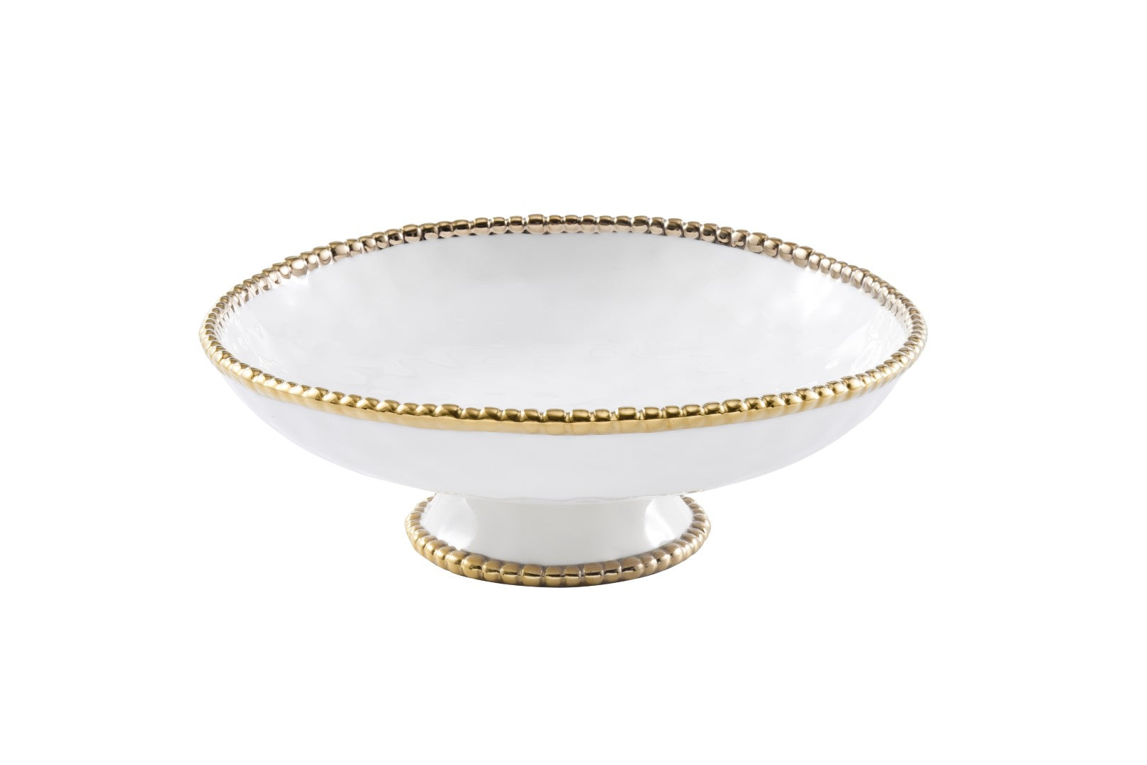 Golden Salerno Footed Bowl