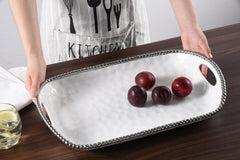 Salerno Rectangular Tray With Handles