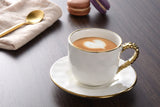 Golden Salerno Espresso Cup & Saucer