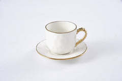 Golden Salerno Espresso Cup & Saucer