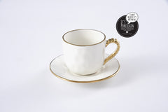 Golden Salerno Espresso Cup & Saucer