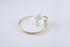 For Coffee Lovers Espresso Cup And Plate