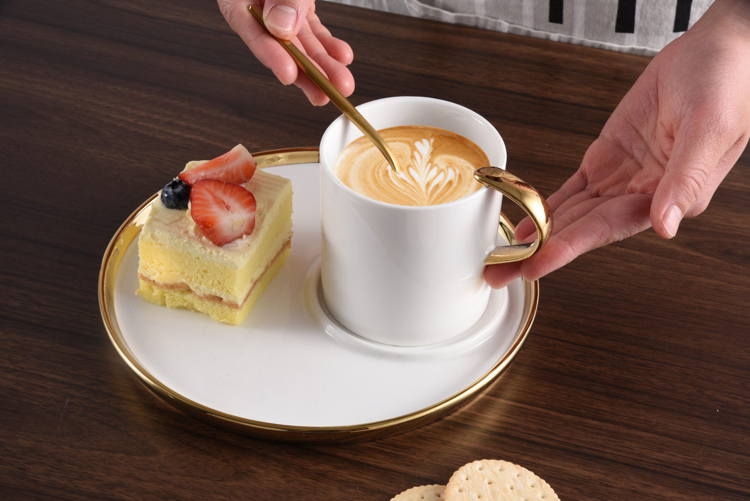 For Coffee Lovers Cappuccino Cup And Plate