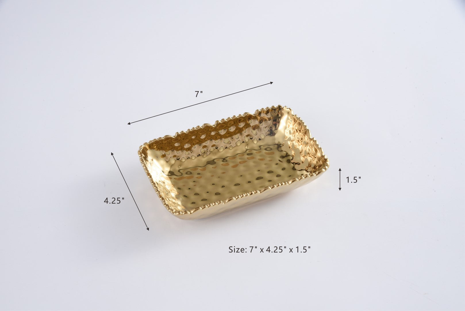 Golden Millennium Rectangular Dish