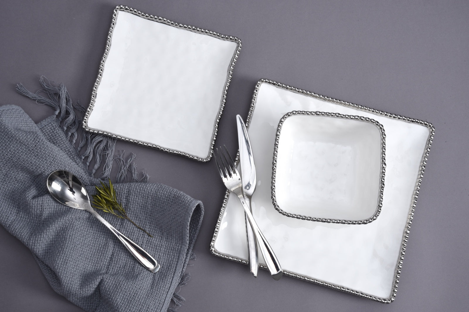 Set The Table Square Cereal / Soup Bowl