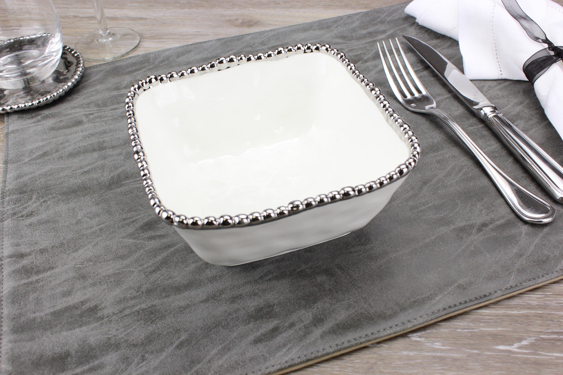 Set The Table Square Cereal / Soup Bowl