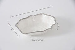 Salerno Serving Bowl - Silver