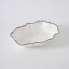 Salerno Serving Bowl - Silver
