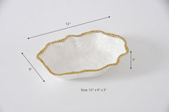 Salerno Serving Bowl - Gold