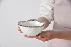 Salerno Snack Bowl - Silver