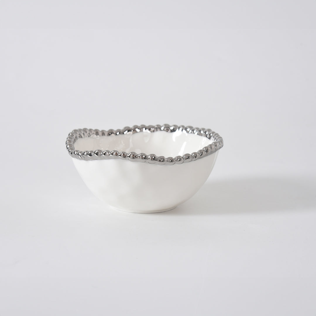 Salerno Snack Bowl - Silver