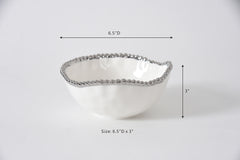 Salerno Medium Bowl - Silver