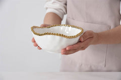 Salerno Medium Bowl - Gold