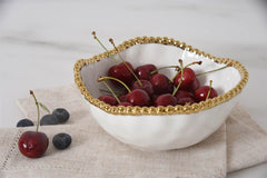 Salerno Medium Bowl - Gold