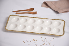 Golden Salerno Deviled Egg Tray