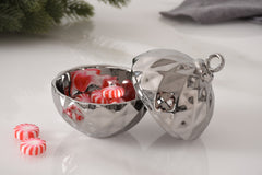 For The Holidays Small Ornament Bowl Silver