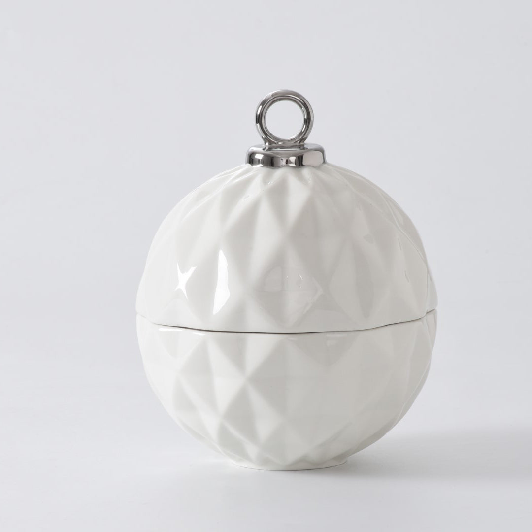 For The Holidays Large Ornament - Silver