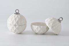 For The Holidays Large Ornament - Silver