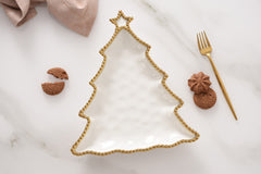 For The Holidays Christmas Tree Platter