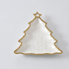 For The Holidays Christmas Tree Platter