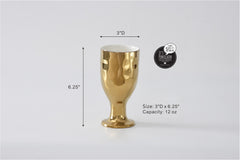 Wine Goblet - Gold