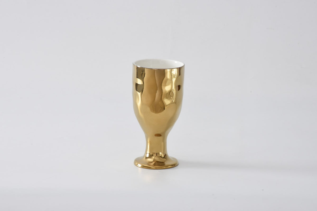 Wine Goblet - Gold