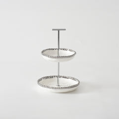 Salerno Mini 2 Tier Stand - Silver