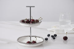 Salerno Mini 2 Tier Stand - Silver