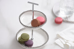 Salerno Mini 2 Tier Stand - Silver