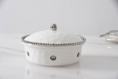 Salerno Small Round Chafing Dish - Silver