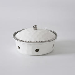 Salerno Small Round Chafing Dish - Silver