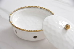 Golden Salerno Small Round Chafing Dish