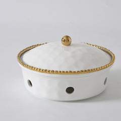 Golden Salerno Small Round Chafing Dish